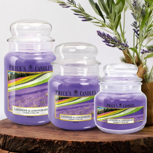 Large Jar Candle -  Lavender and Lemongrass