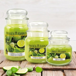 Medium Jar Candle - Lime & Basil