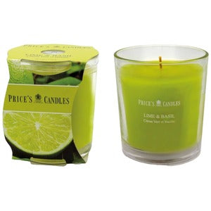 Lime & Basil Scented Jar Candle