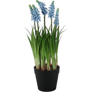 Artificial Muscari Potted Plant 28cm