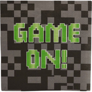 Pack of 20 Game On Party Paper Napkins
