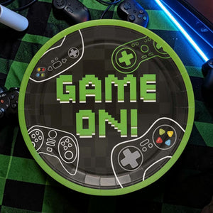 Pack of 8 Game On Party Paper Plates