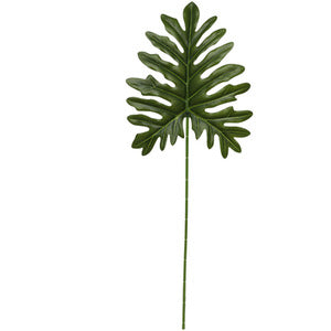 Artificial Philo Leaf Stem H76cm