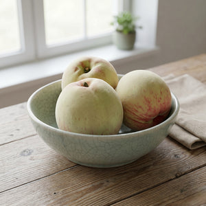 Pack of 3 Artificial Decorative Peach's 7.5cm
