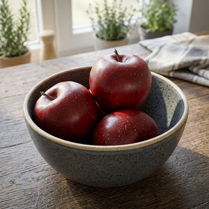 Pack of 3 Artificial Decorative Red Apples 8cm