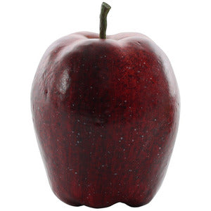 Pack of 3 Artificial Decorative Dark Red Apples 10cm