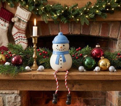Winter Snowman Shelf Sitter Ornament