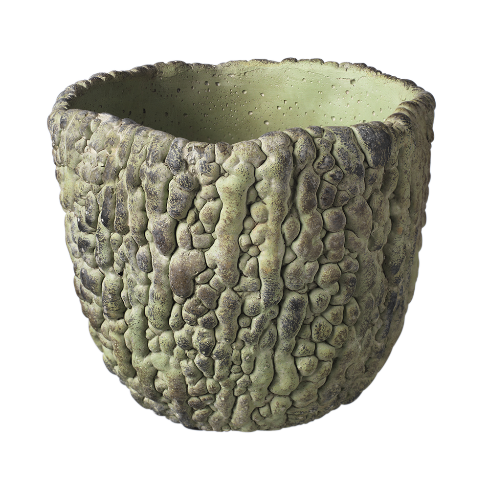 Pebble Texture Ceramic Plant Pot