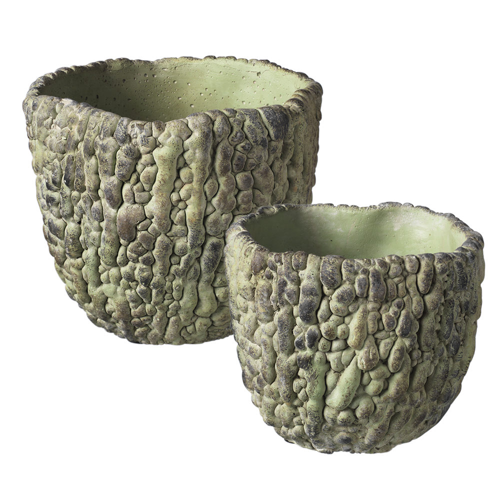 Pebble Texture Ceramic Plant Pot