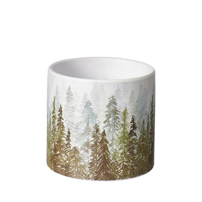 Forest Fir Tree Ceramic Plant Pot