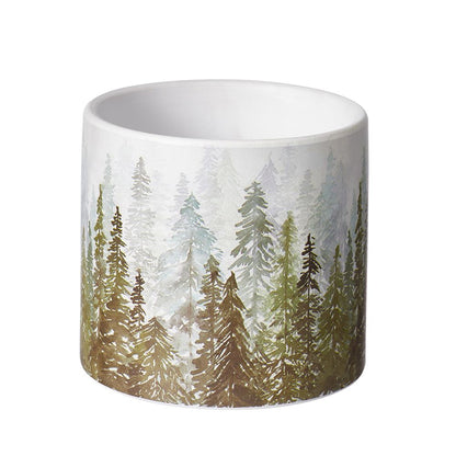 Forest Fir Tree Ceramic Plant Pot