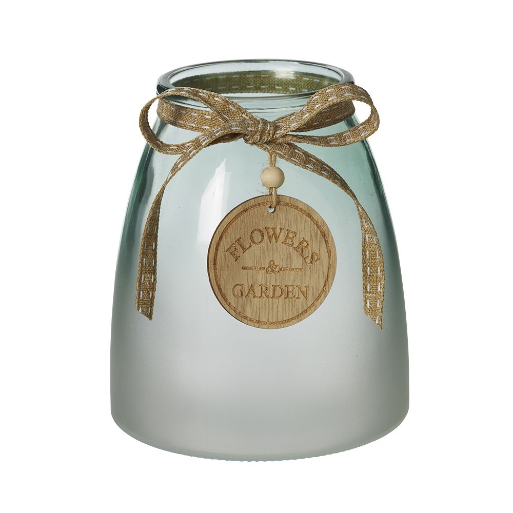 Flowers & Garden Frosted Jar 15 cm