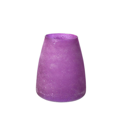 Mouthblown Recycled Glass Vase - Berry