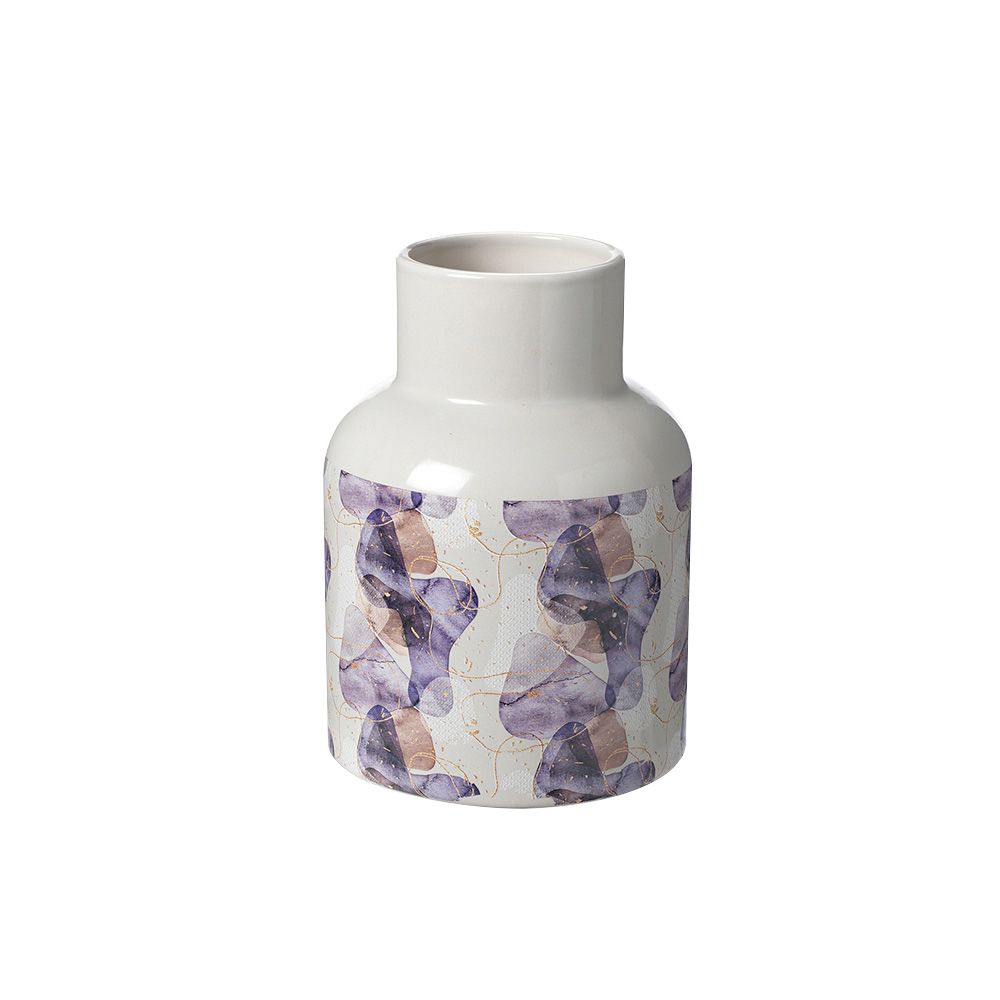 Ceramic Cove pattern Vase H20.5cm