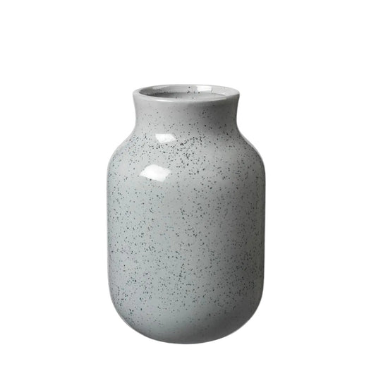 Ceramic Speckled Urn Vase - Grey