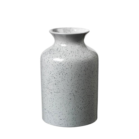 Ceramic Speckled Vase - Grey