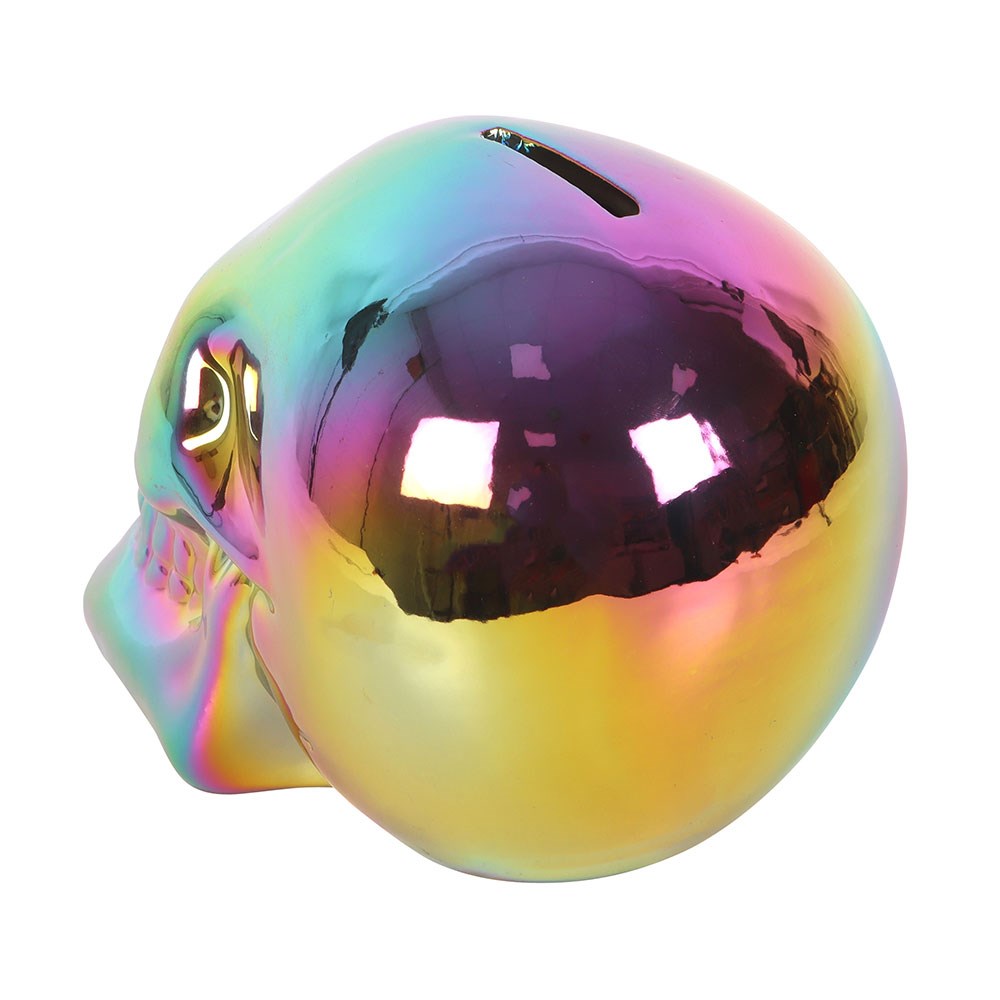 Metallic look Skull Money Bank