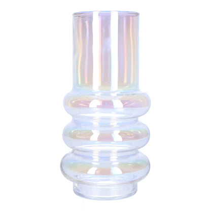 Pearlescent  Round Glass Vase