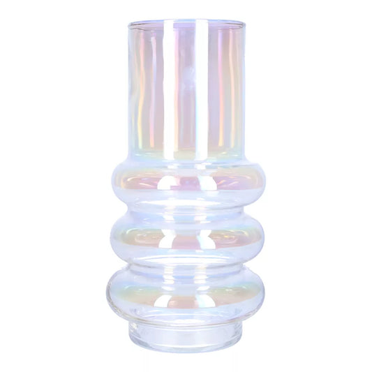 Pearlescent  Round Glass Vase