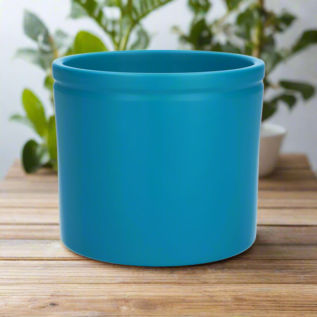 Ceramic Indoor Plant Pot - Turquoise