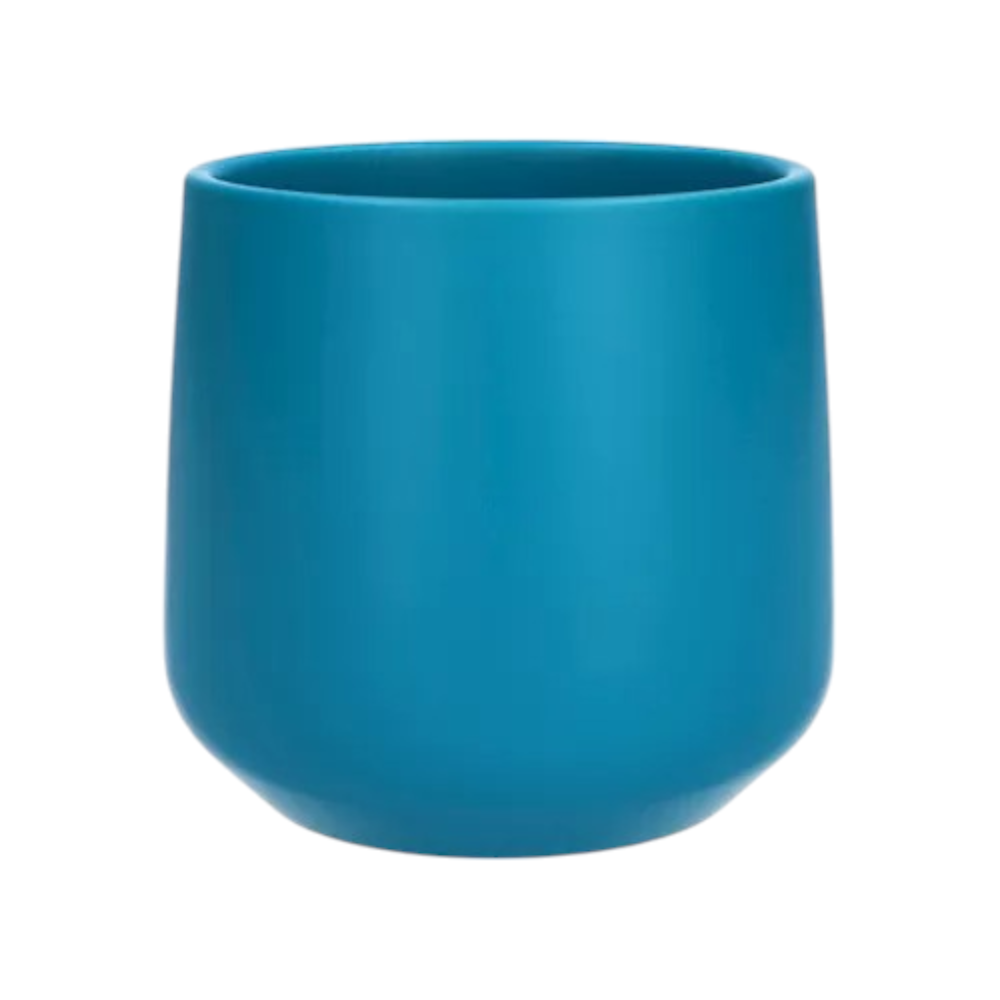 Ceramic Puglia Plant Pot - Turquoise