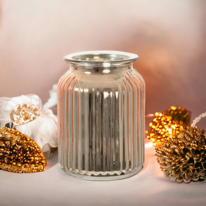 Rose Gold Jar Vase 14.5 cm