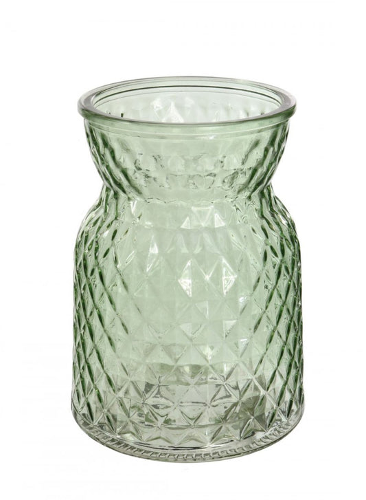 Glass Posy Vase - Green