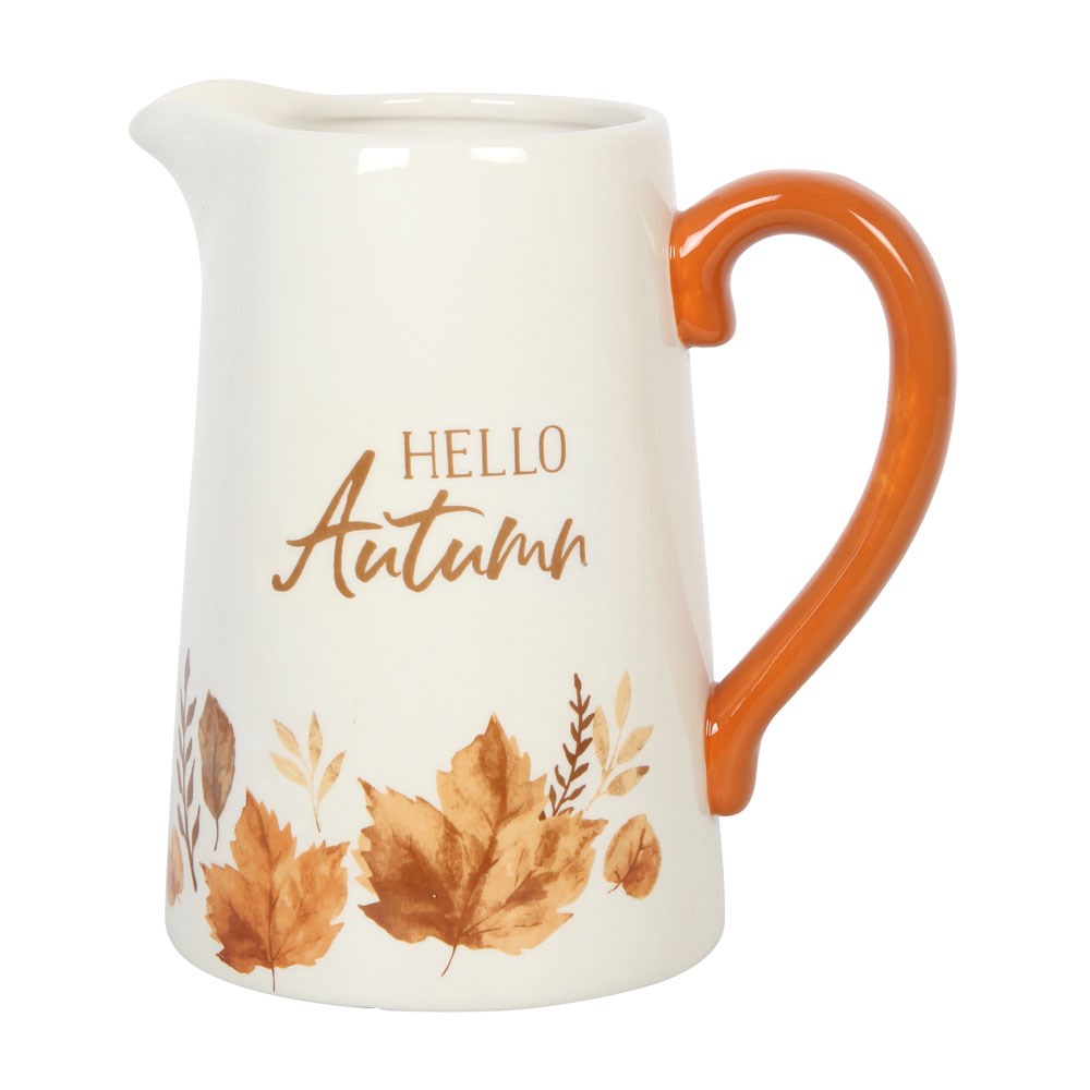 Ceramic Hello Autumn Flower Jug Vase (H17 cm)