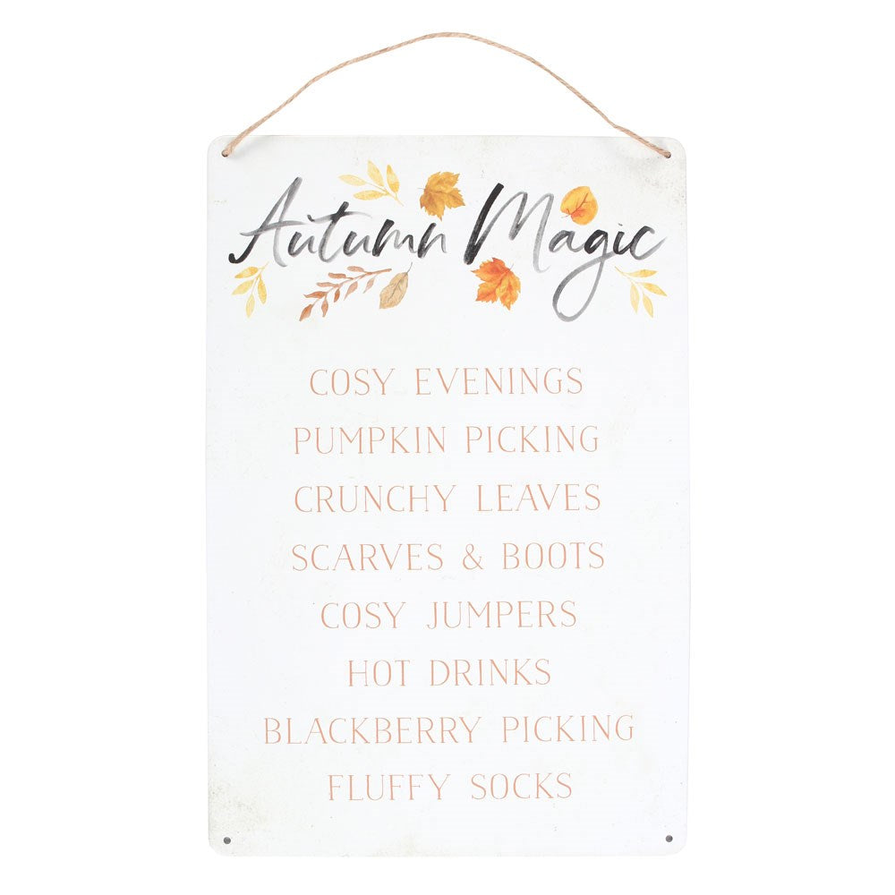 Autumn Magic Hanging Sign