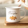 Hello Pumpkin Enamel Mug