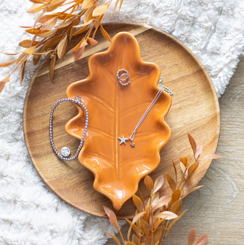 Autumn Leaf Trinket Dish