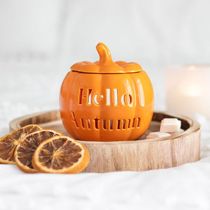 Hello Autumn Pumpkin Oil Burner, Wax Melter