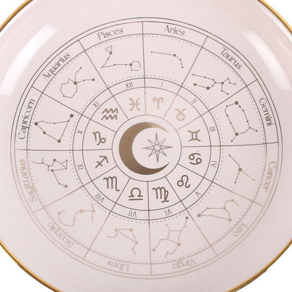 Off White Astrology Wheel Trinket Dish