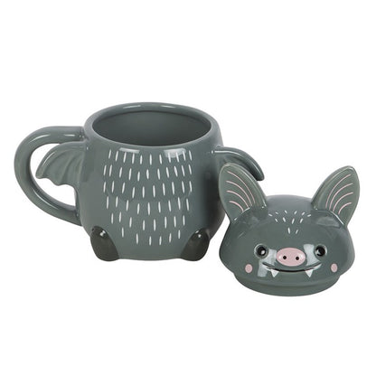 Cute Bat Lidded Mug