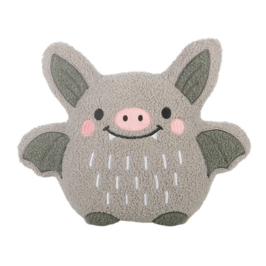 Cute Bat Boucle Cushion