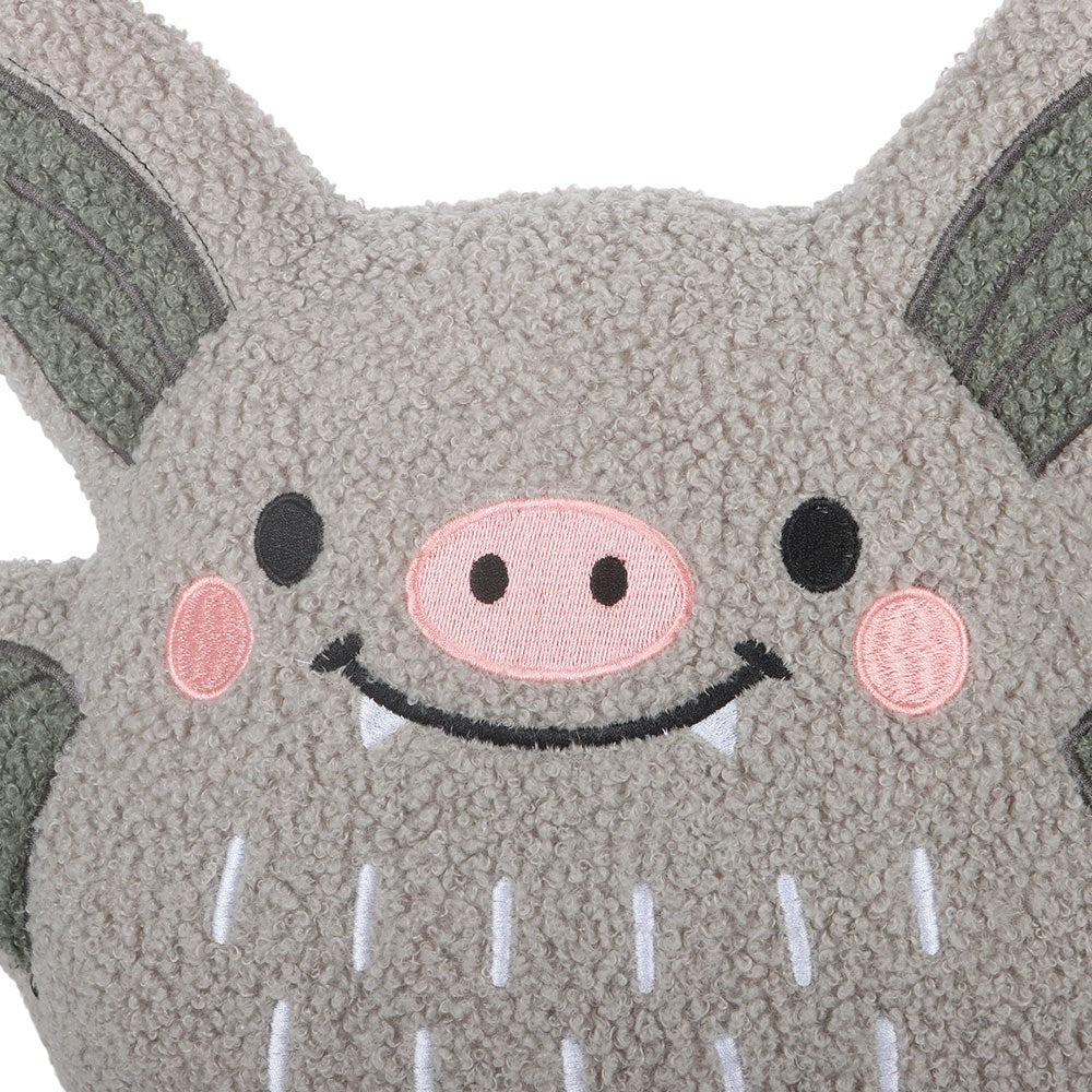 Cute Bat Boucle Cushion