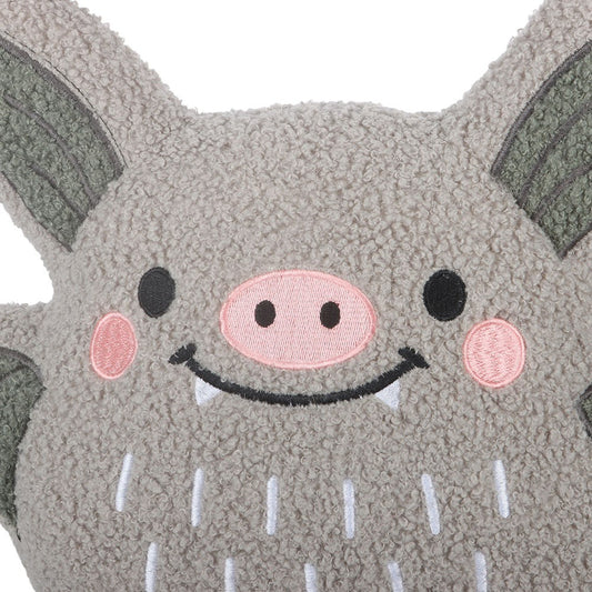 Cute Bat Boucle Cushion