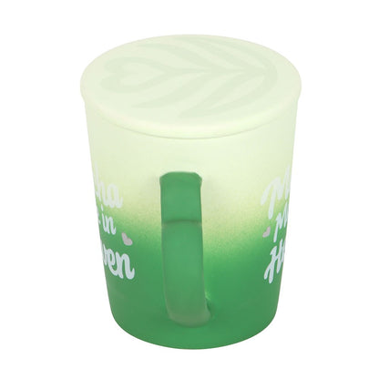 Matcha Made in Heaven Mug with Coaster Lid