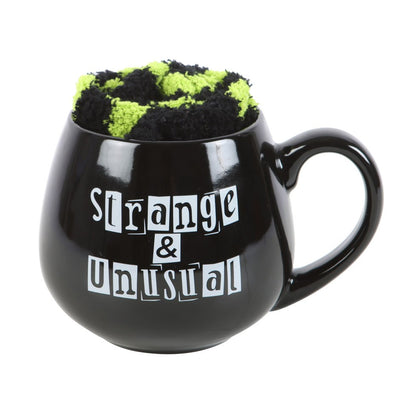 Strange & Unusual Mug and Socks Set