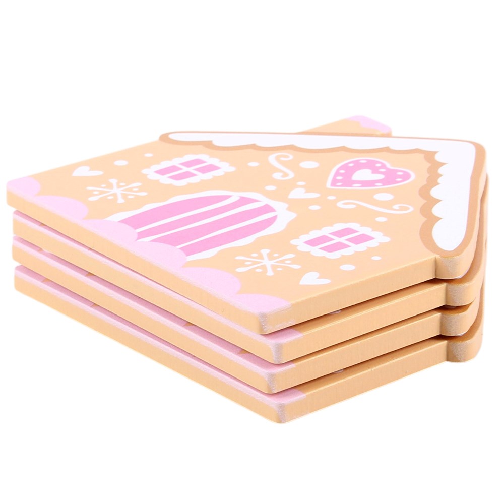 Gingerbread House Coaster Set
