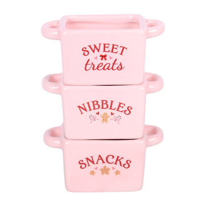 Set of 3 Sugarplum Bakery Snack Bowls