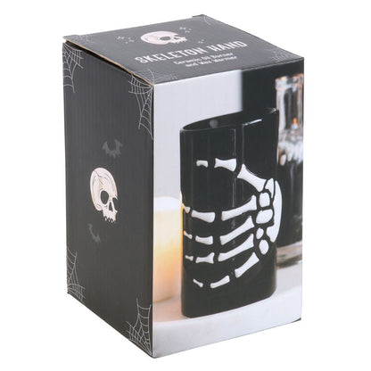 Skeleton Hand Oil Burner