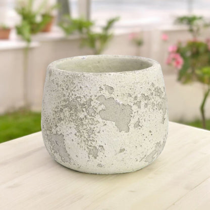 Aged Style Cement Plant Pot 17.5cm