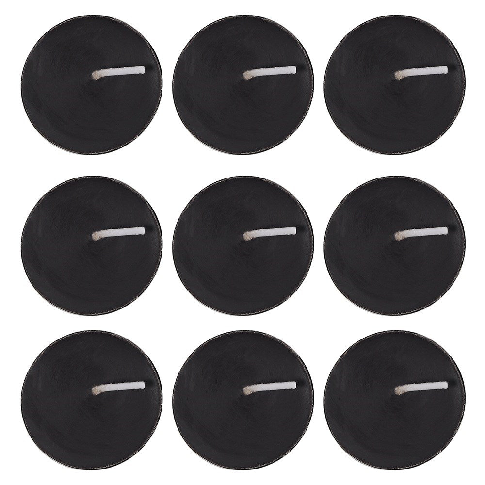 Pack of 9 Opium Scented Black Tealights