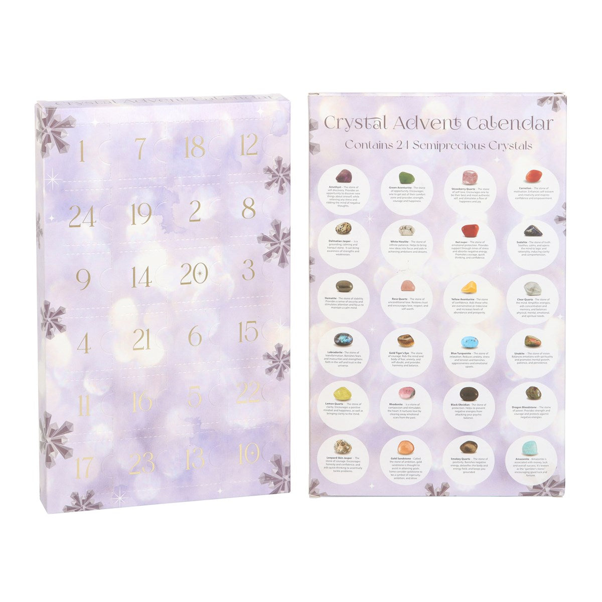 24 Days Gemstone Crystal Advent Calendar