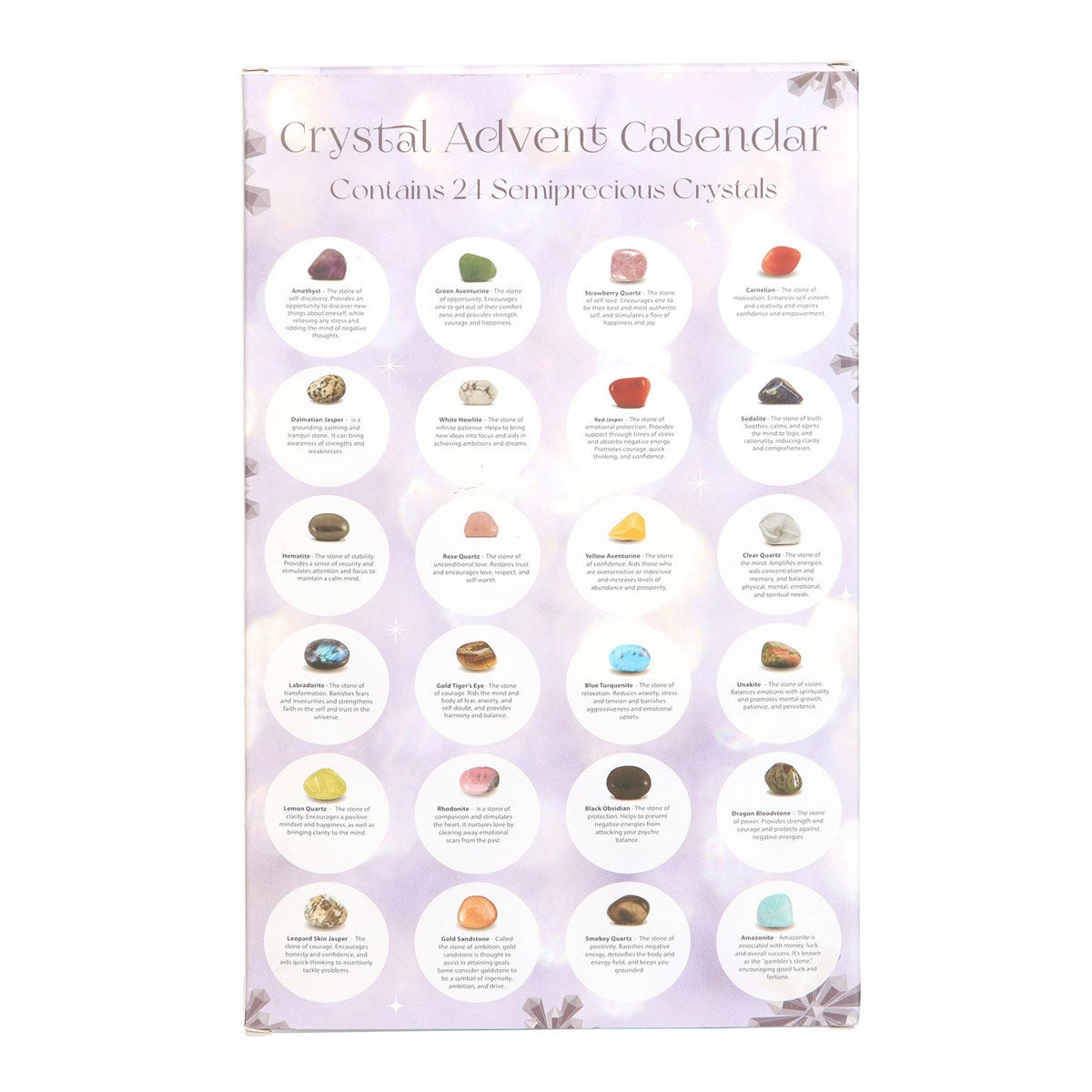 24 Days Gemstone Crystal Advent Calendar