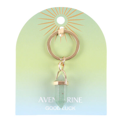 Aventurine Crystal Keyring