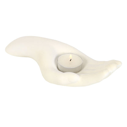 Open Hand Tealight Holder