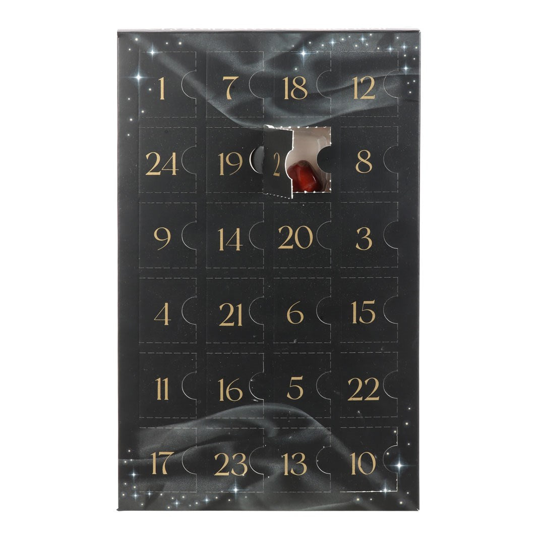 24 Days Crystal Advent Calendar - Black