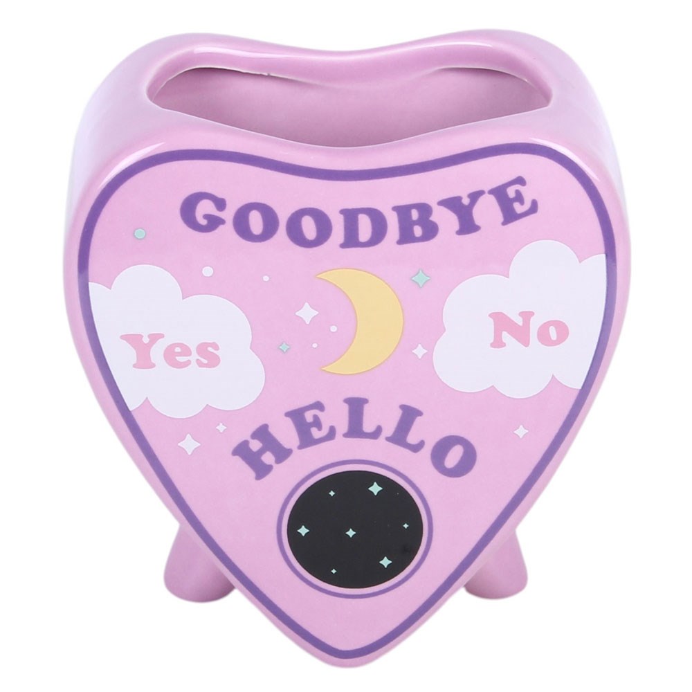 Pastel Talking Board Planchette Flower Vase